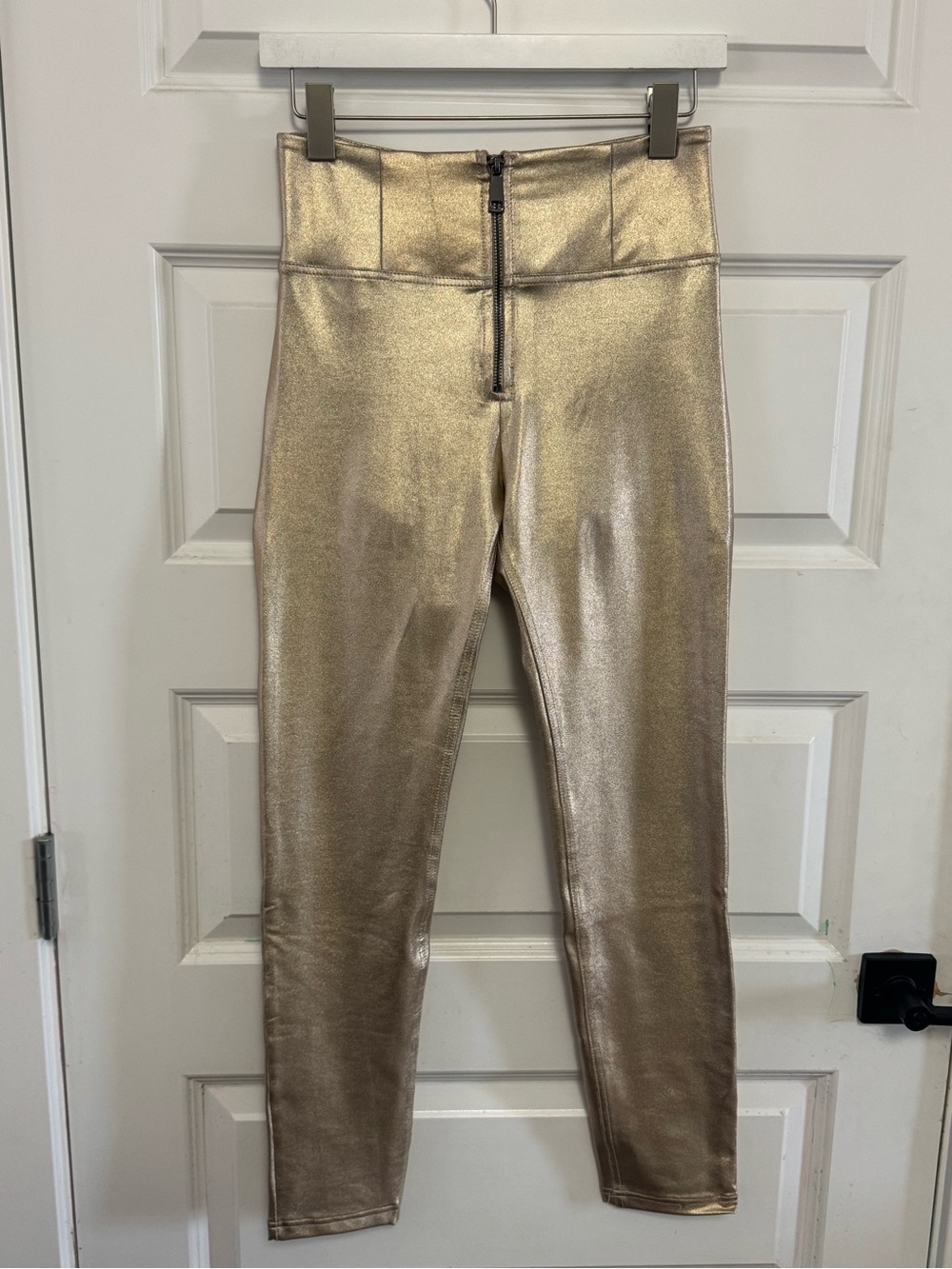 Freddy Metallic Gold High-Waist Leggings